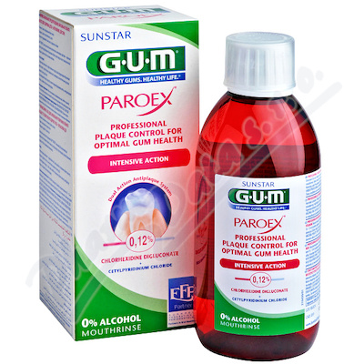 GUM ústní voda Paroex (CHX 0.12%) 300ml G1784EMEA