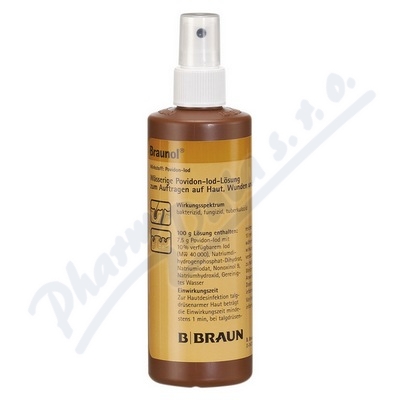 Braunol 75mg/g drm.sol.1x250ml