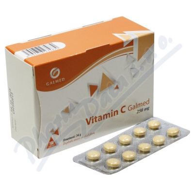 Vitamin C 250mg tbl.100 Galmed