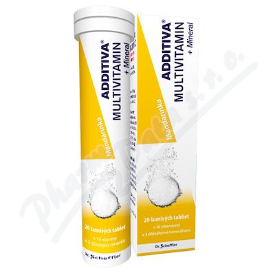 Additiva Multivitamin+mineral Mandarin.šum.tbl.20