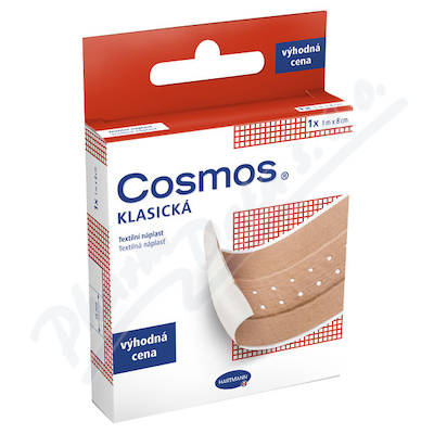 Cosmos Klasická náplast textilní 1mx8cm