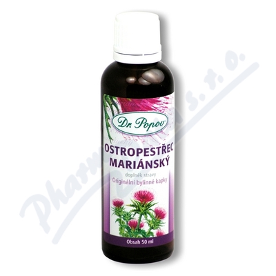 Dr.Popov Kapky bylinné Ostropestřec mariánský 50ml