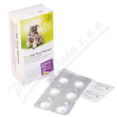 Drontal Dog Flavour 150/144/50mg psy tbl.24