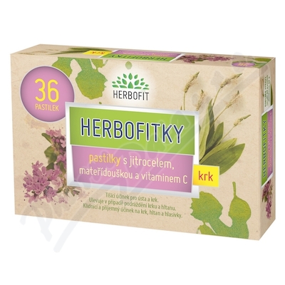 Herbofitky s jitrocelem a vit.C 36ks