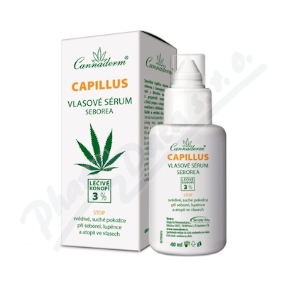 Cannaderm Capillus vlasové sérum seborea 40ml