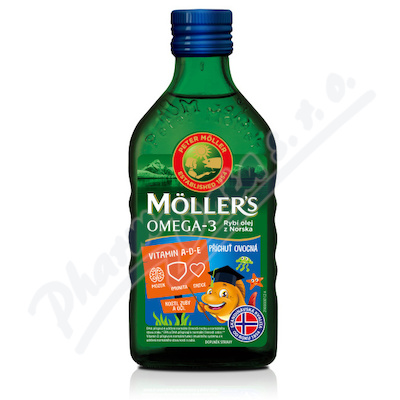 Mollers Omega 3 Ovocná příchuť 250ml