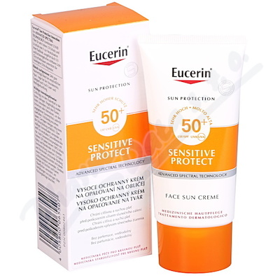 Eucerin SUN opalovací krém na obličej SPF50+50ml