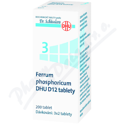 Ferrum phosphoricum DHU D6(D12) tbl.nob.200