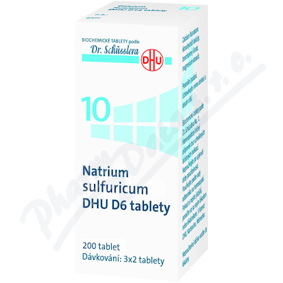 Natrium sulfuricum DHU D6(D12) tbl.nob.200