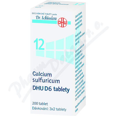 Calcium sulfuricum DHU D6(D12) tbl.nob.200