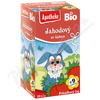 Pohádkový čaj Jahodový se šípkem BIO 20x2g