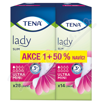 TENA Lady Slim Ultra Mini+50% ink.vlož 42ks 211482