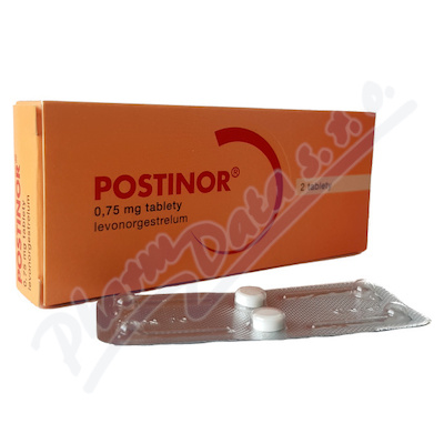 Postinor 0.75mg tbl.nob.2