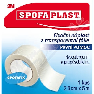 3M Spofaplast 432 Fix.náplast transp.fol.5mx25mm