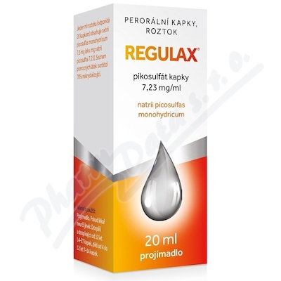 Regulax Pikosulfát kapky 7.23mg/ml gtt.sol.1x20ml