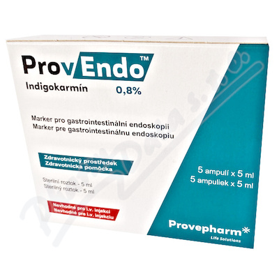 ProvEndo Indigokarmín 0.8% 5x5ml