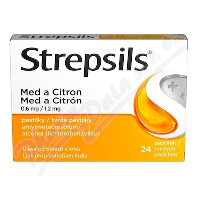 Strepsils med a citron 0.6mg/1.2mg pas.24