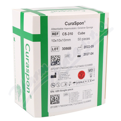 CuraSpon Cube CS-310 10x10x10mm 50ks