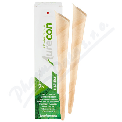 Aurecon ušní svíčky Natural 2ks