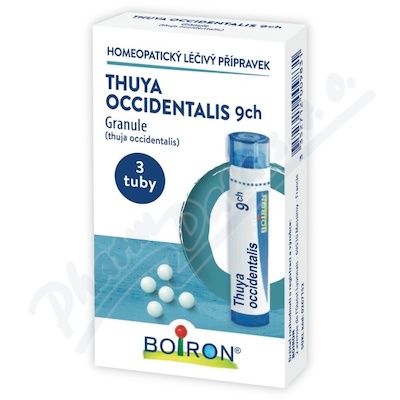 Thuya Occidentalis CH9 gra.4g 3 tuby