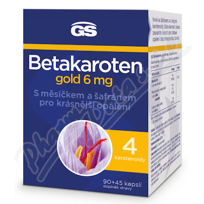 GS Betakaroten gold 6mg cps.90+45