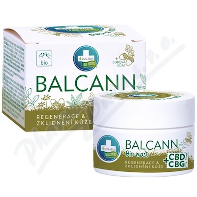 Annabis Balcann konopná Bio mast CBD+CBG 50ml