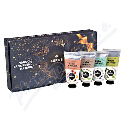 LEROS Vánoční sada krémů na ruce 4x30ml