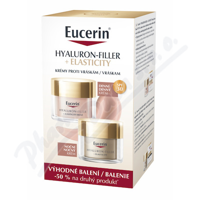 Eucerin Hyal-Fill+Elast.Rosé den+noc2x50ml 2024