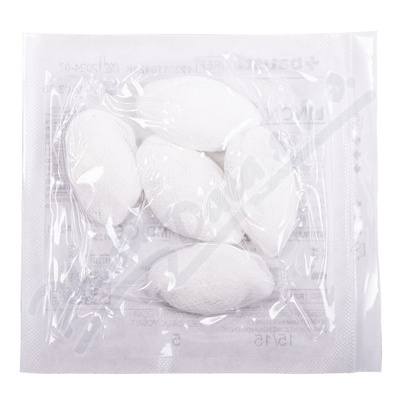 LINON S tampon sterilní stáčený 15/15cm 5ks