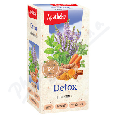 Apotheke Detox s kurkumou čaj 20x1.5g