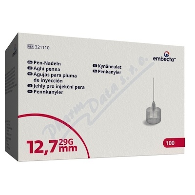 Embecta Jehly pro injekční pera 12.7mm 29G 100ks