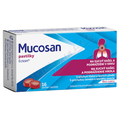 Mucosan pastilky 16ks