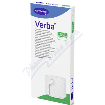 VERBA Břišní pás podpůrný vel.3 85-95cm 1ks