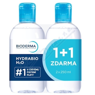 BIODERMA Hydrabio H2O 2x250ml 1+1 Festival