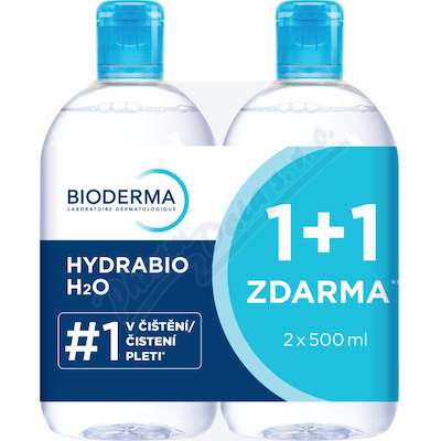 BIODERMA Hydrabio H2O 2x500ml 1+1 Festival