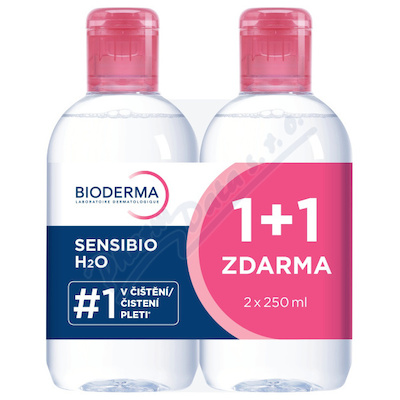 BIODERMA Sensibio H2O 2x250ml 1+1 Festival