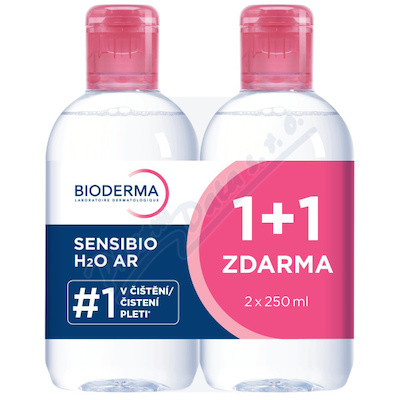 BIODERMA Sensibio H2O AR 2x250ml 1+1 Festival
