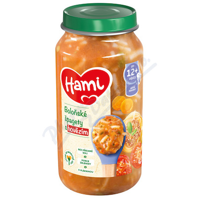 Hami Boloňské špagety s hovězím 250g 12m+