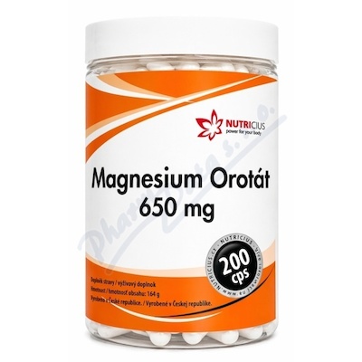 Magnesium Orotát 650mg cps.200