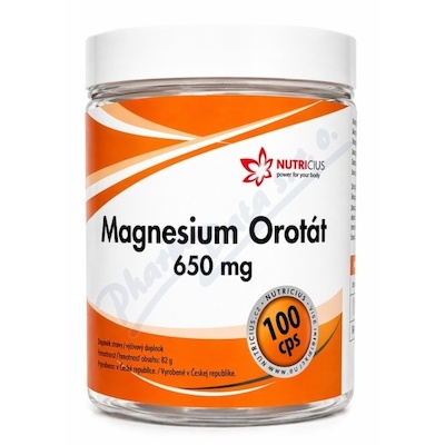 Magnesium Orotát 650mg cps.100