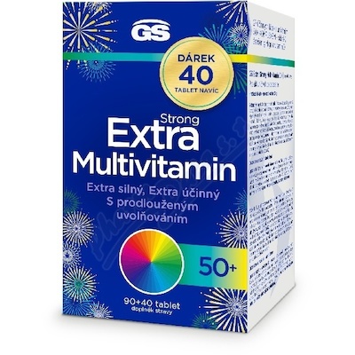 GS Extra Strong Multivitamin 50+ tbl.90+40 dárek