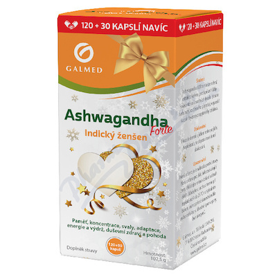 Ashwagandha Forte Indický ženšen cps.120+30 Galmed