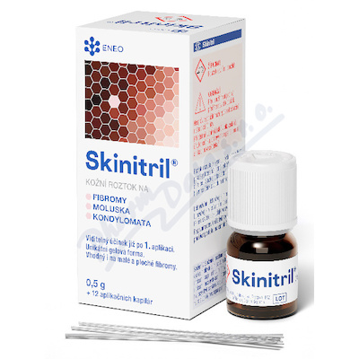 Skinitril kožní roztok 0.5g+12 aplik.kapilár ENEO