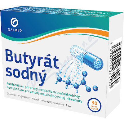 Butyrát sodný cps.30 Galmed