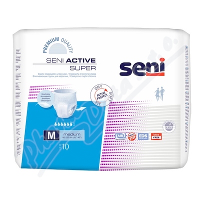 Seni Active Super inkon.plen.kalhotky M 10ks