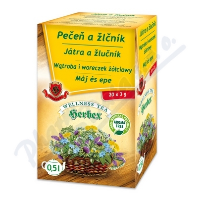 HERBEX Játra a žlučník n.s.20x3g