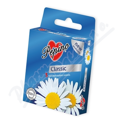 Pepino Classic prezervativ 3ks