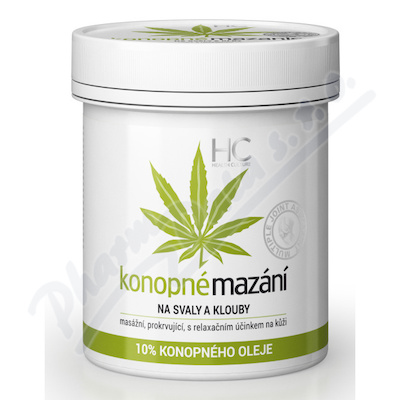 Konopné mazání 10% 250ml