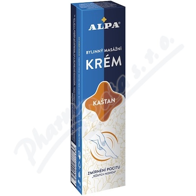 Alpa bylinný masážní krém kaštan 40g