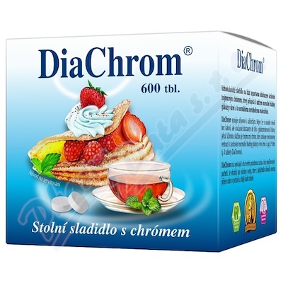 DiaChrom tbl.600 nízkokalorické sladidlo